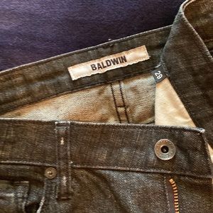 Baldwin Jeans: The Rivington Mid-Rise Peg Leg Crop
